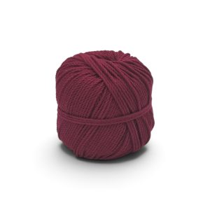Pelote 100m Coton Macramé 2mm Gamme Teinture Organique – Bordeaux