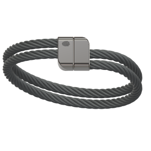 BRACELET PIT GRIS MOYEN