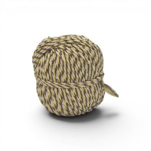 Pelote 100m Coton Macramé 3mm Gamme Teinture Organique – Citronnade