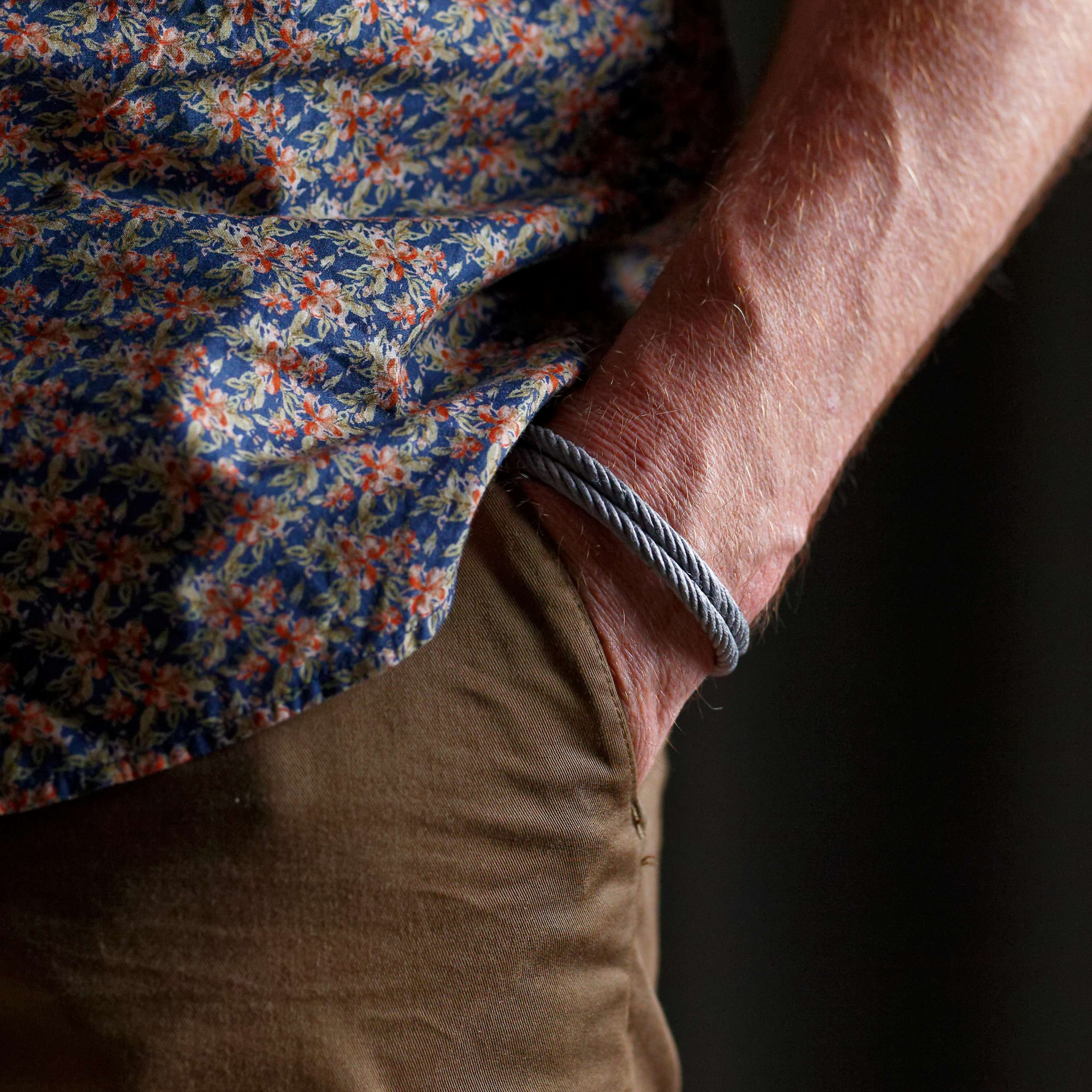 BRACELET PIT GRIS MOYEN – Image 2