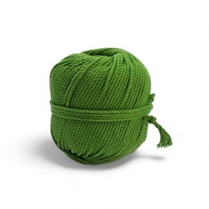 Pelote 100m Coton Macramé 3mm Gamme Teinture Organique –Vert Sauge