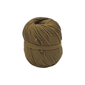 Pelote 100m Coton Macramé 2mm Gamme Teinture Organique – Vert Olive
