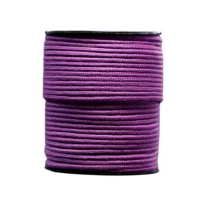 Tresse en coton 4 mm Gamme Organique - Parme