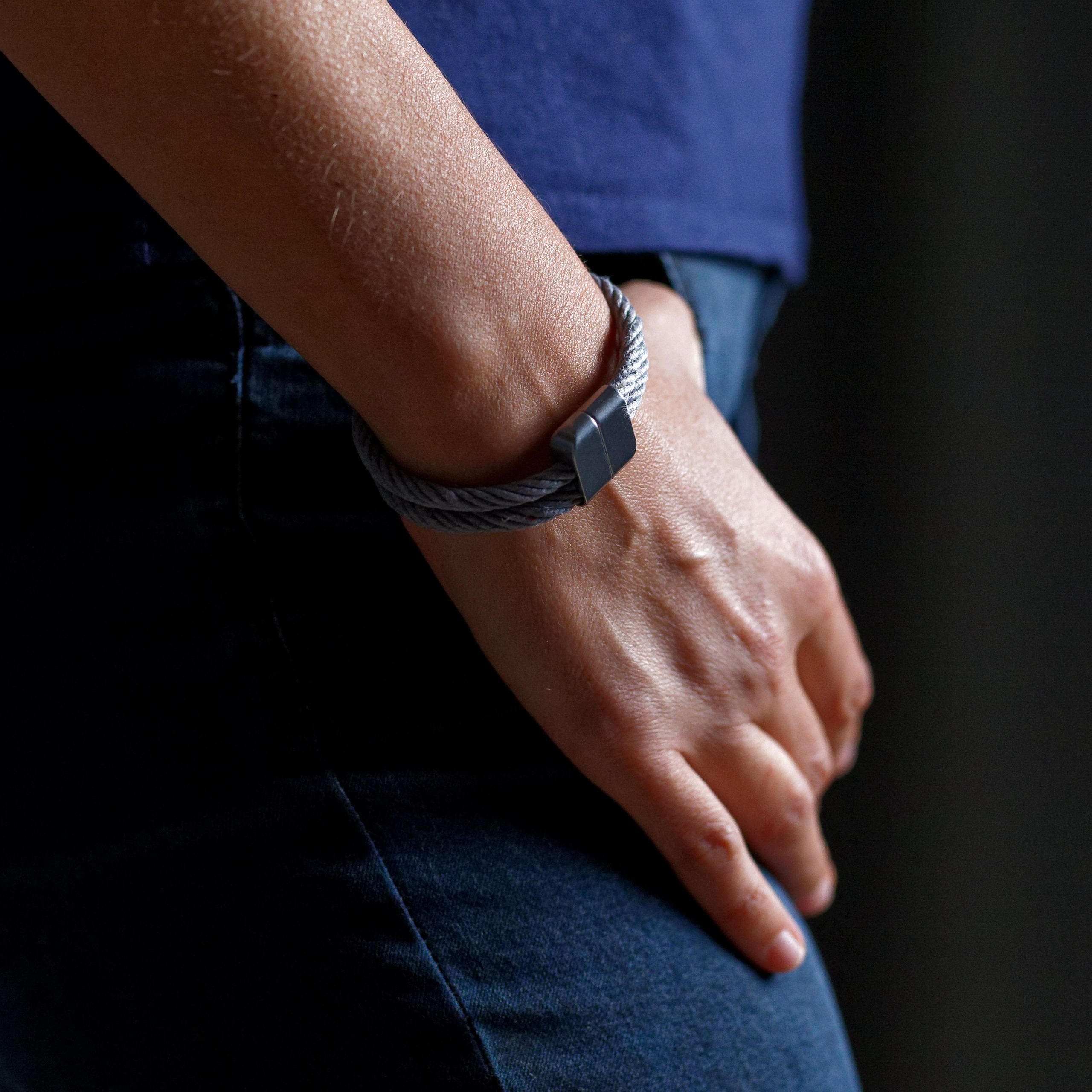 BRACELET PIT GRIS MOYEN – Image 3