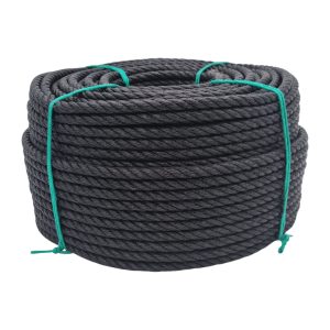 Cordage polypropylène - Diamètre -24mm - Couronne de 100 Mètres - NOIR