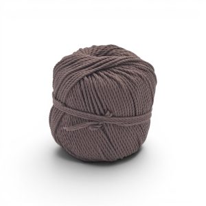 Pelote 100m Coton Macramé 2mm Gamme Teinture Organique – Taupe