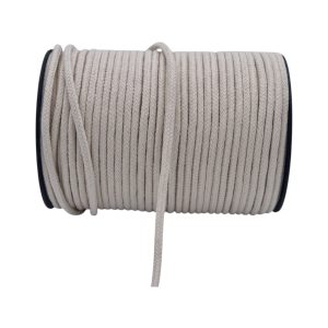 Tresse en coton 5 mm - Gamme Végétale - Jasmin - Au mètre