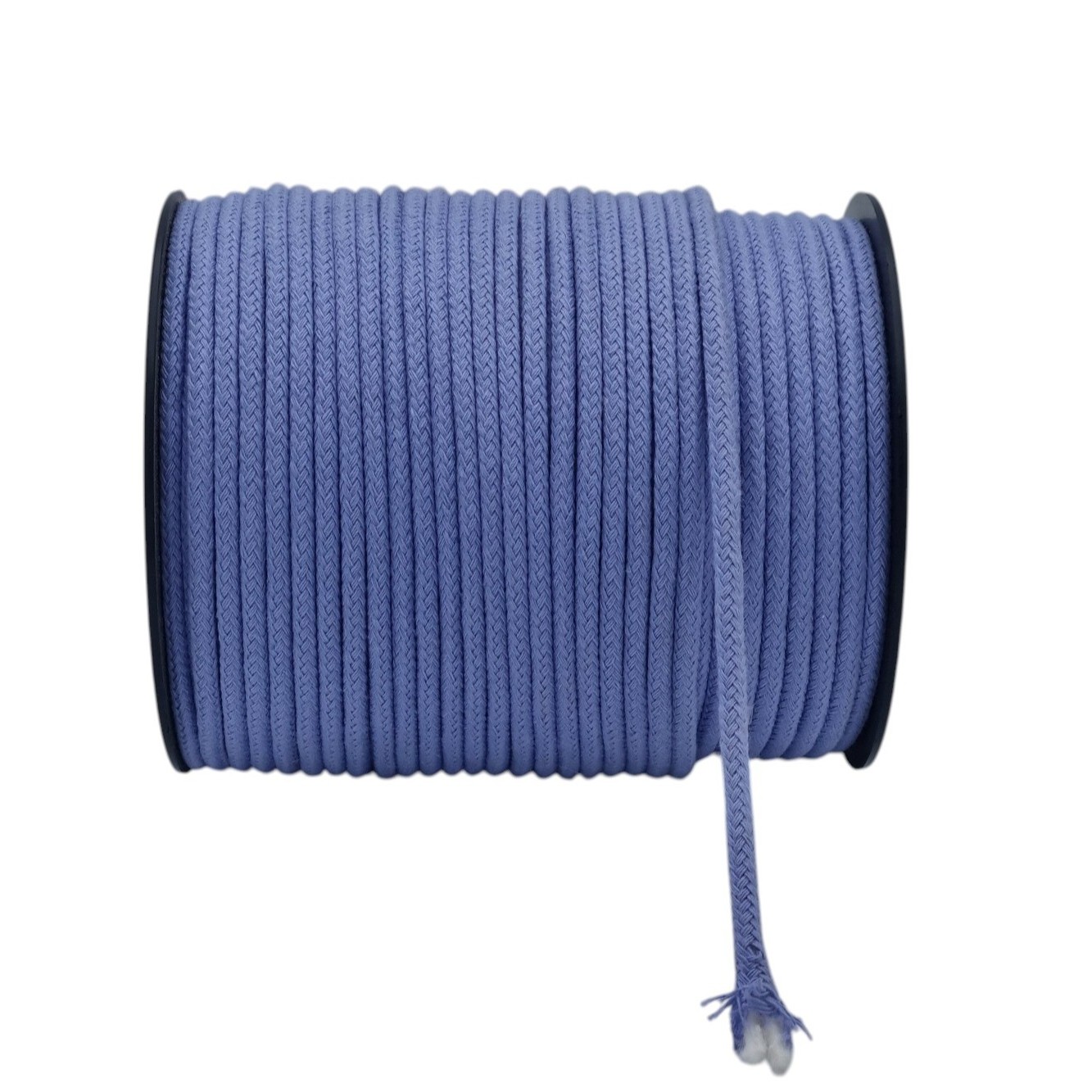 Tresse en coton 4 mm - Gamme Organique - Lilas