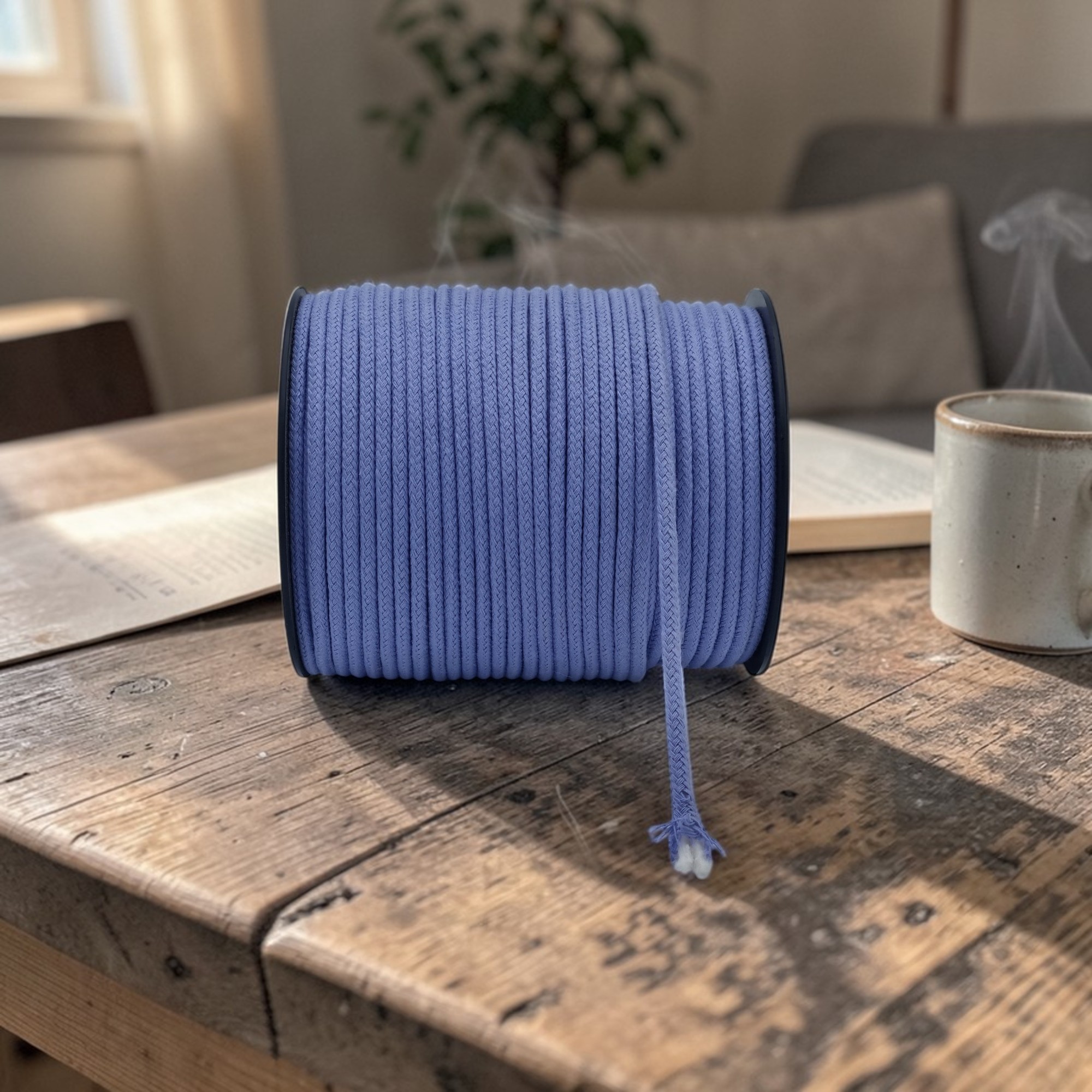 Tresse en coton 4 mm - Gamme Organique - Lilas – Image 3